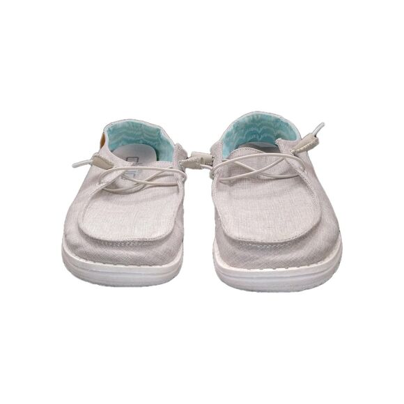 Hey Dude Wendy Shoes Womens Size 7 Chambray Slip On Comfort Lightweight Casual - Picture 6 of 10